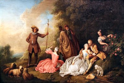 Company Outdoors by Christian Wilhelm Ernst Dietrich